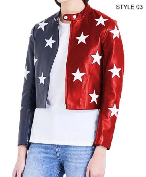 Independence Day 4 July Cropped Jacket Style 1