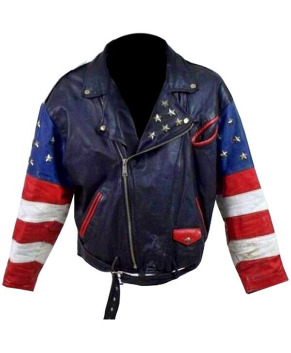 Independence Day Stars Studded Jacket