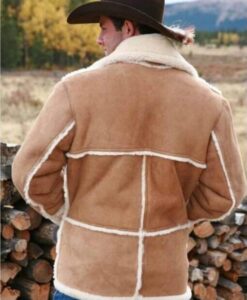 Marlboro Man Shearling Fur Sheepskin Jacket