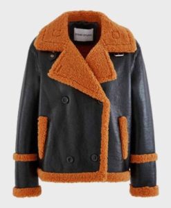 Mens Sheepskin Fur Leather Jacket