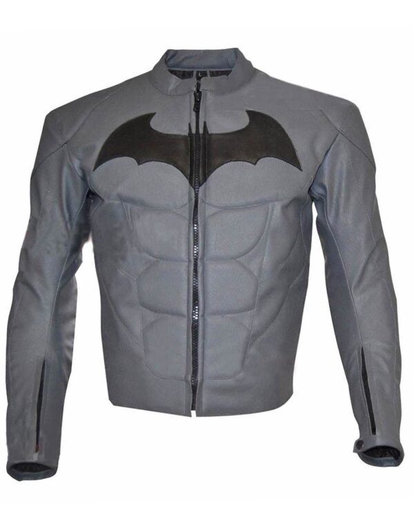 Batman Arkham Knight Black Logo Grey Jacket