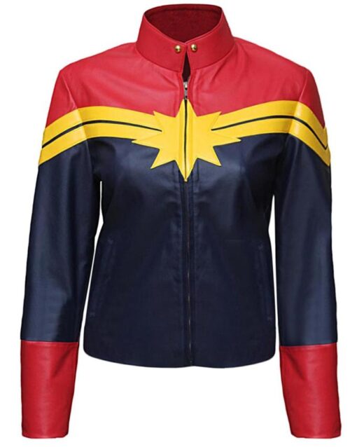 Carol Danvers PU Leather Jacket