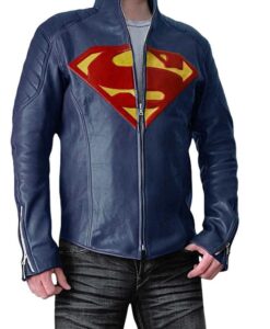 Superman Man Of Steel PU Leather Jacket