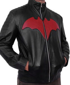 Terry Mcginnis Red Bat Logo Jacket