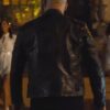 Fast 09 Vin Diesel Black Leather Jacket Back