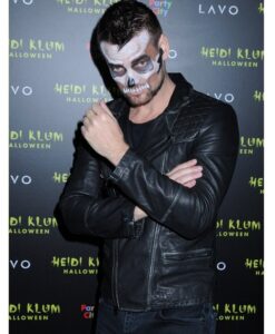 Adam Lambert Halloween Party Biker Jacket Side