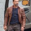 Boss Level Roy Pulver Brown Real Leather Jacket