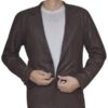 Casual Leather Sheepskin Brown Coat