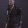 Cyberpunk 2077 Dracula Black Studded Leather Jacket
