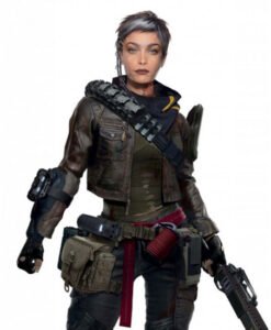 Cyberpunk 2077 Female Nomad Cropped Leather Jacket