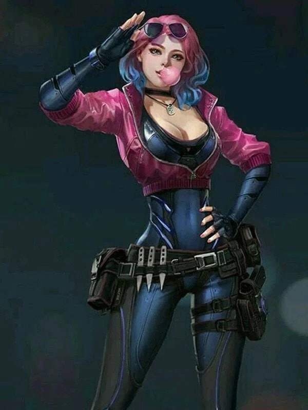 Cyberpunk 2077 Kira Madroxx Pink Cropped Jacket 2