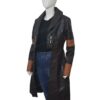 Guardians Of The Galaxy Vol 2 Gamora Brown Leather Coat Right