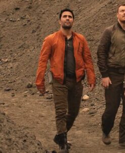 Ignacio Serricchio Lost In Space Orange Cotton Jacket