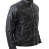 Kevin Pearson This Is Us Justin Black Leather Jacket Side
