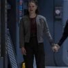 Lost In Space Mina Sundwall Grey Cotton Jacket