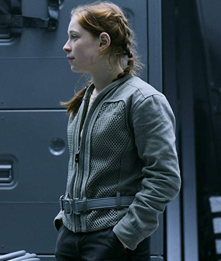Lost In Space Mina Sundwall Grey Jacket