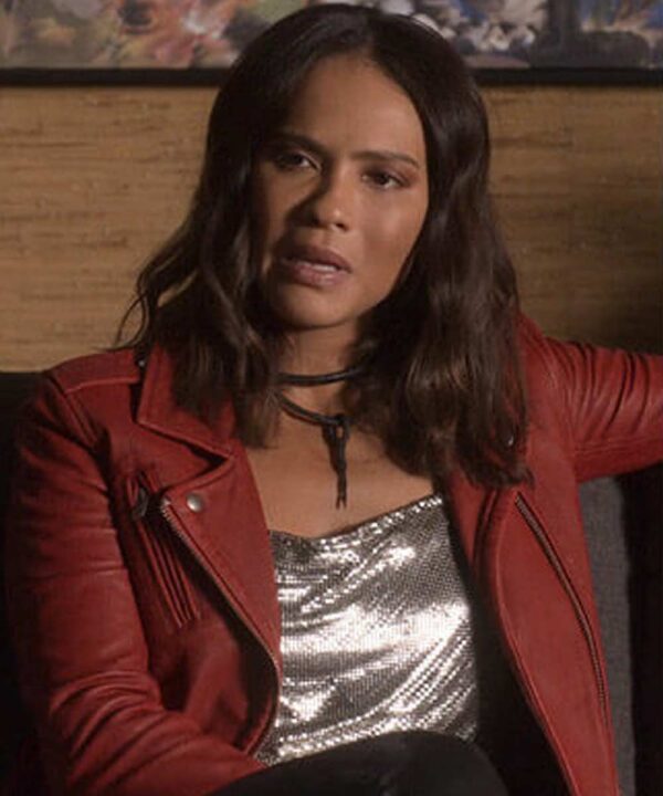 Lucifer Season 1 Mazikeen Red Leather Jacket 1