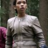 Taylor Russell Lost In Space White Jacket