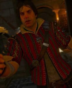 The Witcher Eskel Red Jacket Front Image