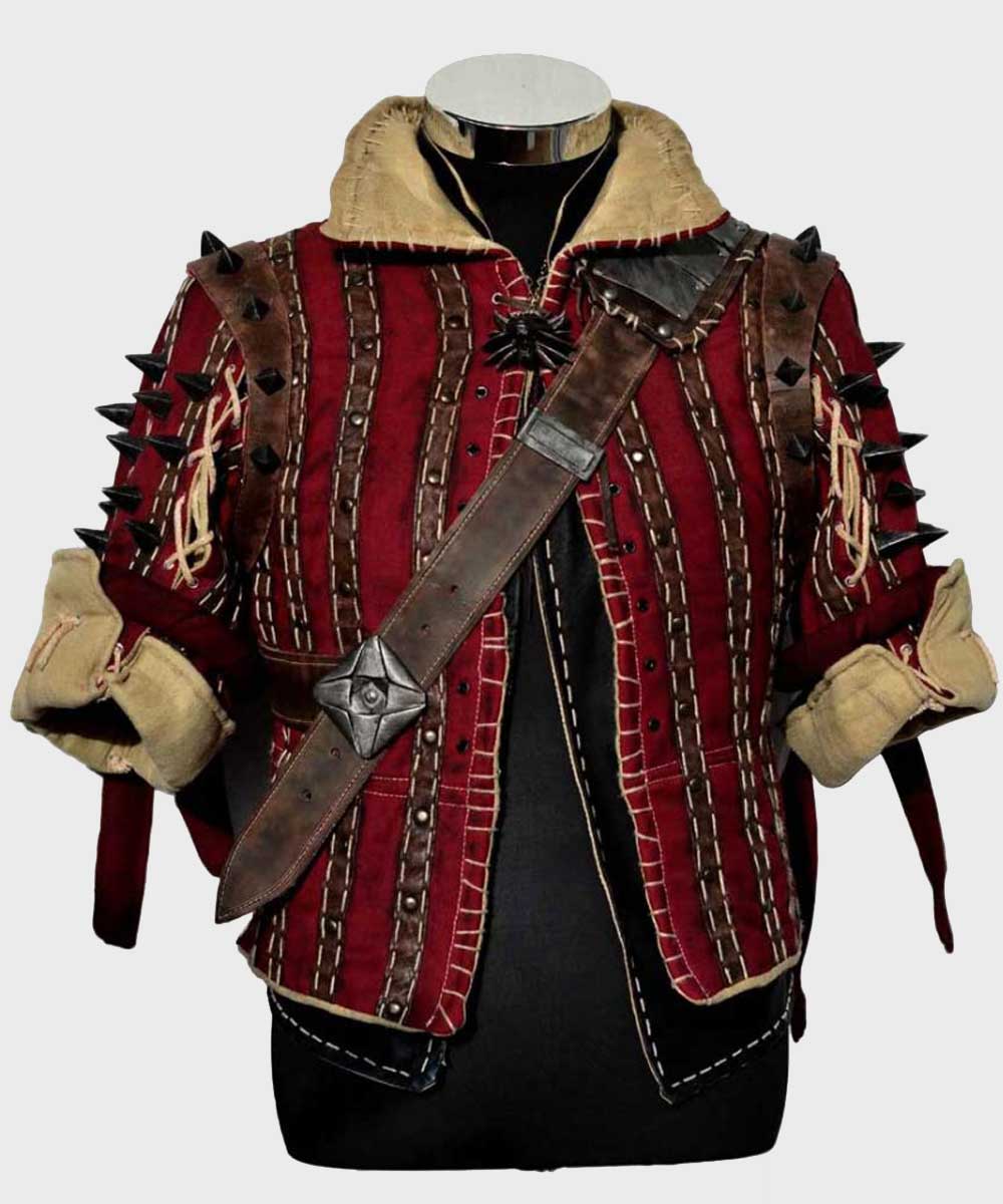 The Witcher Eskel Red Jacket