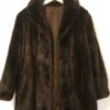 Womens-Vintage-Dark-Brown-Car-Length-Mink-Fur-Coat