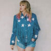 Miss Americana Taylor Swift Blue Fringed Jacket