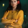Only Murders In The Building Selena Gomez Yellow Wool Sweater