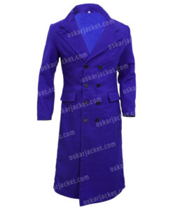 Only Murders in the Building Martin Short Purple Trench Coat Front