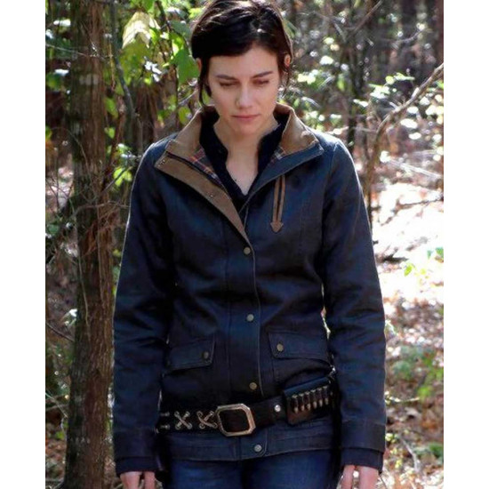 The Walking Dead S08 Maggie Greene Blue Denim Jacket