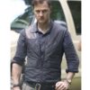 The Walking Dead The Governor Brown Satin Quilted Vest