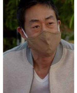 9-1-1 S04 Kenneth Choi Cotton Fleece Bomber Jacket