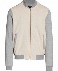 9-1-1 S04 Kenneth Choi Cotton Fleece Bomber Jacket Front