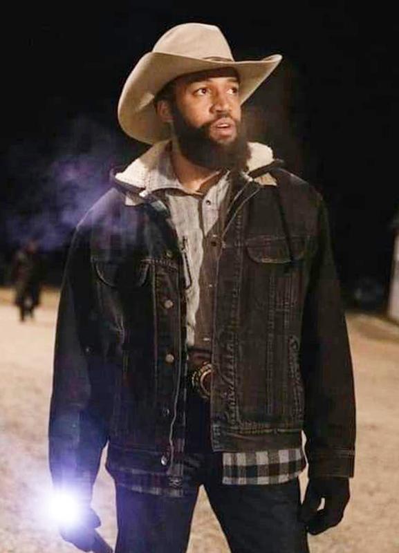 Denim Richards Yellowstone Denim Black Jacket