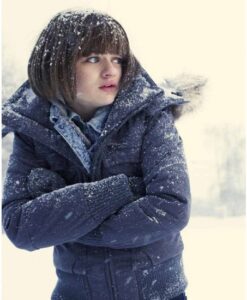 Fargo S04 Greta Grimly Blue Fur Collar Cotton Jacket