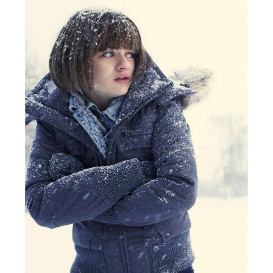 Fargo S04 Greta Grimly Blue Fur Collar Cotton Jacket