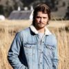  Luke Grimes Yellowstone Denim Blue Fur Collar Jacket