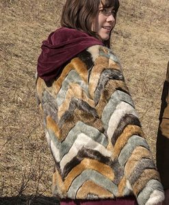 Nikki Swango Fargo Season 03 Fur Jacket Side