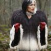Once Upon a Time Cruella Deville Black & White Jacket