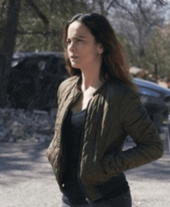 Queen of the South Alice Braga Quilted Bomber Jacket