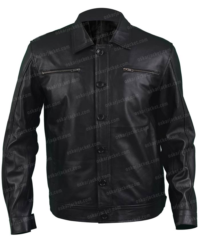 This Is Us Kevin Pearson Real Leather Black Jacket Front