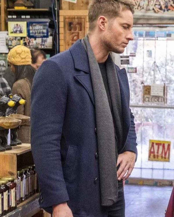This Is Us Season 4 Kevin Pearson Blue Wool Coat