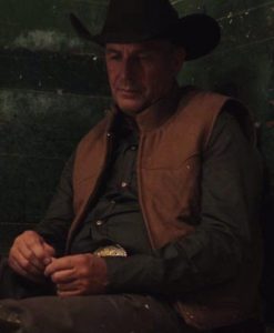 Yellowstone Kevin Costner Brown Vest