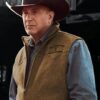 Yellowstone S03 John Dutton Beige Wool Vest