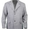 Yellowstone S03 Kayce Dutton Gray Single Breasted Wool Blazer Front