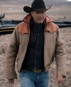 Yellowstone Season 3 John Dutton Brown Cotton Jacket