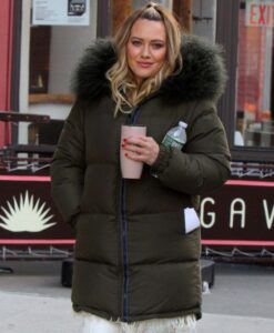 Younger Kelsey Peters Fur Collar Parachute Puffer Jacket