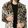 Younger S06 Lauren Heller Cheetah Print Fur Coat