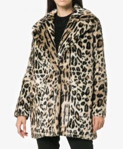 Younger S06 Lauren Heller Cheetah Print Fur Coat 2