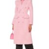 Younger S07 Kelsey Peters Pink & White Checkered Coat