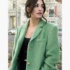 Younger Season 07 Liza Miller Wool Blend Green Coat